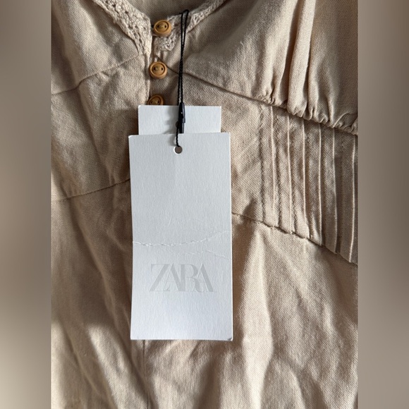 Zara Tan Midi Dress - Picture 5 of 16